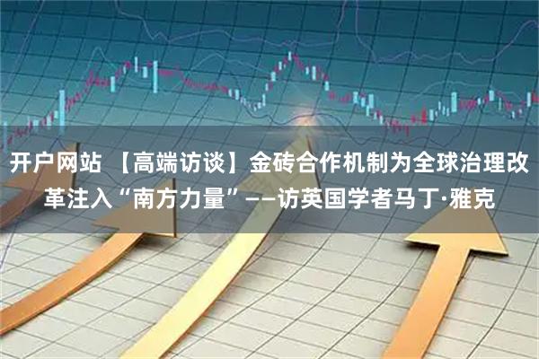 开户网站 【高端访谈】金砖合作机制为全球治理改革注入“南方力量”——访英国学者马丁·雅克